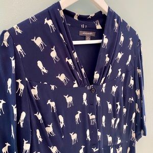 Emily and Fin Rose Dress in Deer size M- UK12/US8